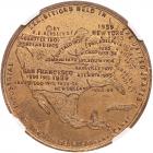 1939 Golden Gate Expo - Map of U.S. Dollar. HK-479, Rarity 5 NGC MS64 - 2