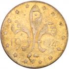 1904 Louisiana Purchase Expo 1/2 gold token, Hendershott-61-330