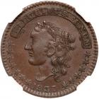 1837 New York NY. Low-112, HT-243 NGC MS61 BR - 2