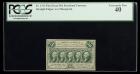 1862, 50c Fractional Currency. First Issue, straight edges, without monogram. PC