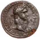 Domitian, AD 81-96. AE Sestertius (27.8g) Fine