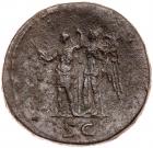 Domitian, AD 81-96. AE Sestertius (27.8g) Fine - 2