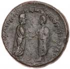 Lucius Verus, AD 161-169. AE Sestertius (26.57g). Colonial issue of Pontus, Amas - 2