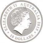 Australia. 10 Dollars, 2015 Choice Brilliant Proof