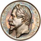 France. Napoleon III silver 'Regional' medal in silver, 1865 NGC MS66