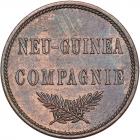 German New Guinea. 2 Pfennig, 1894-A EF to About Unc - 2