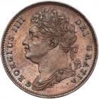 Great Britain. Farthing, 1823 NGC MS63 BR