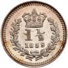 Great Britain. 1 1/2 Pence (Three-Halfpence), 1839 NGC MS65 - 2