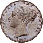 Great Britain. Farthing, 1843 NGC MS62 BR