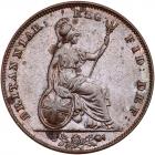 Great Britain. Farthing, 1843 NGC MS62 BR - 2