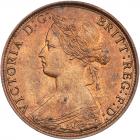 Great Britain. Halfpenny, 1862 NGC MS64 RB