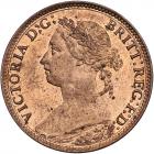 Great Britain. Farthing, 1890 Choice Unc