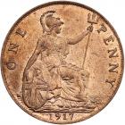 Great Britain. Penny, 1917 Choice Unc - 2