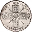 Great Britain. Florin, 1922 Brilliant Unc - 2