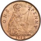 Great Britain. Penny, 1930 NGC MS64 RD - 2