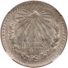 Mexico. Peos, 1921-M NGC AU58