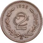 Mexico. 2 Centavos, 1926-Mo NGC MS63 BR