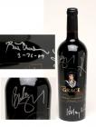 Clinton, Bill, Hillary Clinton, Barbra Streisand, Nicole Kidman, & Sarah Jessica Parker Signed Uncorked Wine Bottle