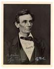 Photograph of Abraham Lincoln Signed by 5 Republican Presidents