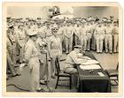 Vintage Original Photo, Japanese Surrender on USS Missouri, September 2, 1945