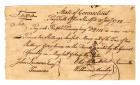 Revolutionary War Era Document signed by Oliver Wolcott, Jr. and John Lawrence