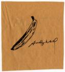 Andy Warhol Original Signed Sketch, Velvet Underground & Nico Cover Redux