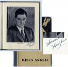 Howard Hughes, Rare Signed Program Book for HELL'S ANGELS ca. 1930