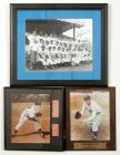 Collection of Brooklyn Dodgers Individual and Team Signed Photos including Post 1958 Campanella and Original Tickets