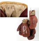 Max Baer/Pat Comiskey and Joe Wolcott Boxing Gloves