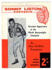 Sonny Liston Signed British Souvenir Program, 1963