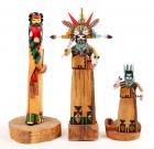 Poleahala, John and Rudeford Sr. Butterfly, Water Maiden and Red Beard Kachina