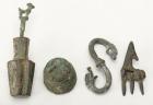 A lot of 4 Ancient Decorative Bronze Pieces