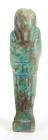 Egyptian Late Period Green Faience Ushabti, ca. 3rd century B.C.