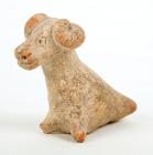 Elamite Terracotta Ram Head Whistle ca. 2000 B. C.