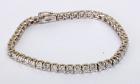 Diamond, 14K White Gold Tennis Bracelet