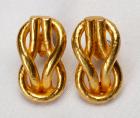 Gold Knot of Heracles Earrings