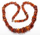 Delicate Scandanavian Amber Beaded Necklace