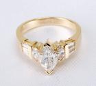 Lady's Diamond, 14K Yellow Gold Ring