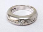 Diamond, 18K White Gold Band Ring