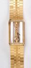 Rare Gent's Corum 18K Yellow Gold Diamond Bridge Skeleton Wristwatch