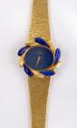 Lady's Baume Mercier Lapis, 18K Yellow Gold Wristwatch - 2