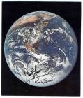 Astronaut Signed Earth Color Litho - 2