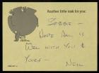 Neil Armstrong signed humorous Post-It note - 2