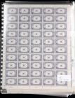 1943-44 United States 5c Overrun Countries mint sheet stock