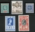 Cayman Islands. 1900-1980s, mint stock