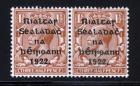 1922, 1 1/2d red brown, Thom overprint, Pencf error, pair