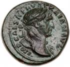 Trajan. AE Quadrans (3.65 g), AD 98-117 EF