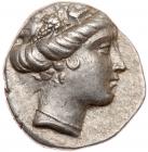 Euboia, Histiaia. 3rd-2nd century BC. Silver Tetrobol (2.13g) Superb EF