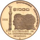 Mexico. Gold 1000 Pesos and Silver 500 Pesos, 1985-Mo Choice Brilliant Proof