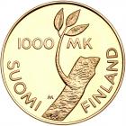 Finland. 1000 Markkaa, 1997 Choice Brilliant Proof